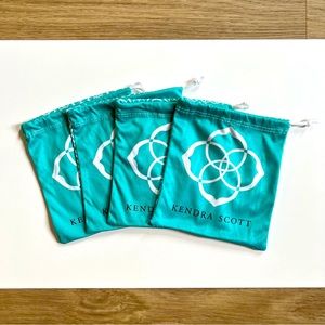 Kendra Scott Jewelry Storage Dust Bags - 4 Total